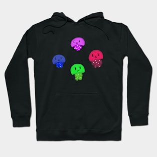 Kawaii jellyfishes babies Hoodie